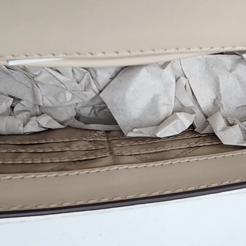 Michael Kors Gold and Canvas Women's Bag - Picture 7 of 10